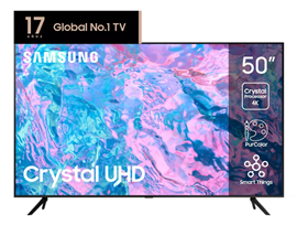 Smart Tv Samsung 50" 4k UN50CU7000GCZB Primera