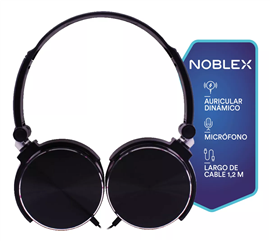 Auricular Noblex HP107BB Con MIC Negro Outlet