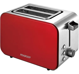 Tostadora Peabody PE-T8127R 2 rebanadas Outlet