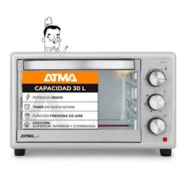 Horno Grill Y Freidora De Aire Atma 30 lts 1500w Primera